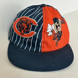 Vintage Chicago Bears Taz Hat Tasmanian Devil Looney Tunes 1994 NFL  