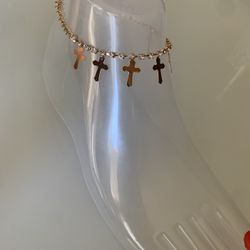Anklet or bracelet With Rhinestones 