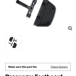 Harley Davidson Passenger Footboard And Mount Kit