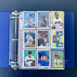 Vintage baseball card album, broad range of sets & years 1(contact info removed)
