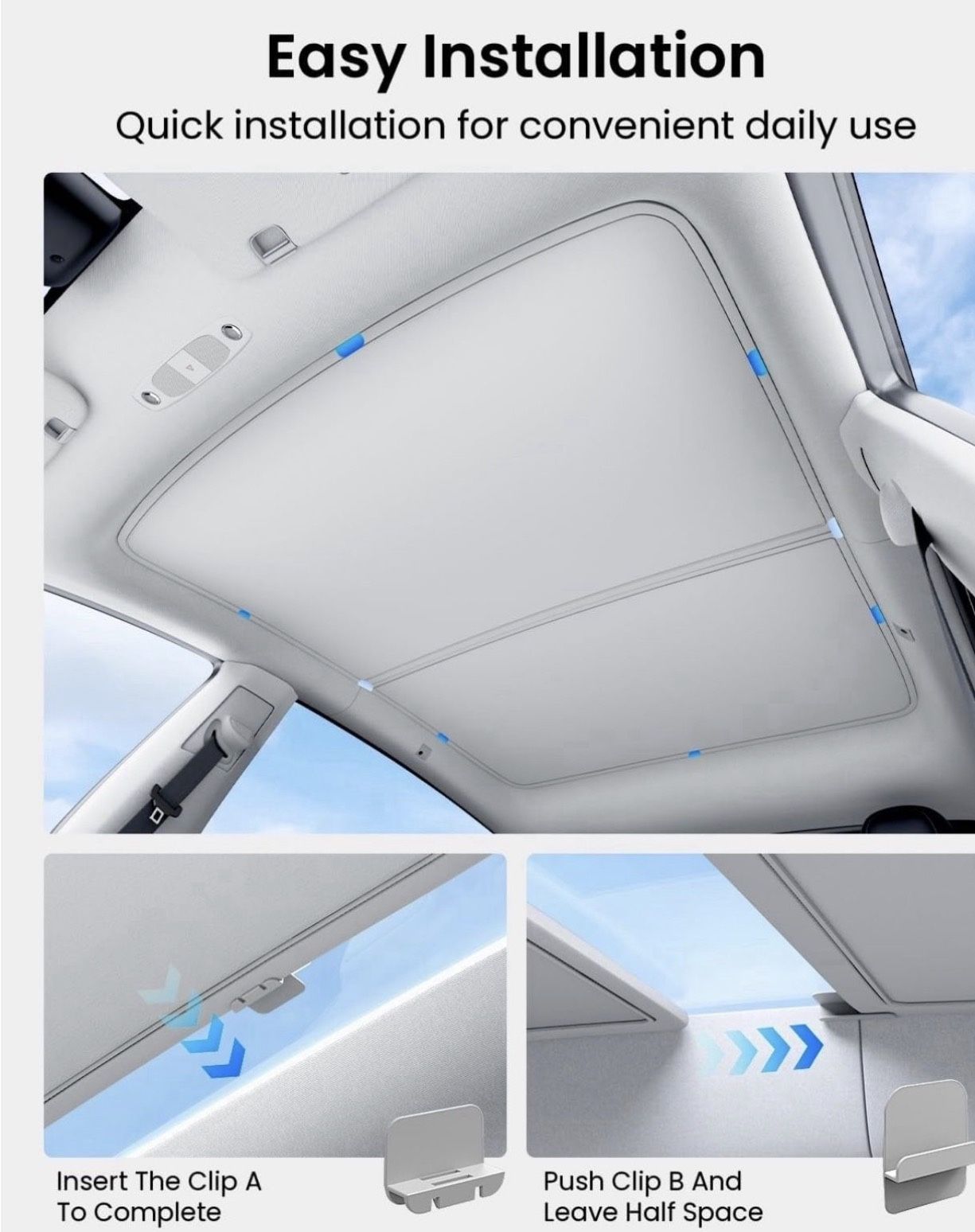 Model Y sunshade