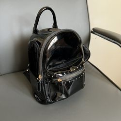 Black Bag, Women’s Purse, Black Backpack, Studs, Gold Accessories, Handbags, Purse, Bags 