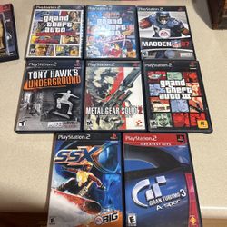 8 PlayStation 2 Games PS2