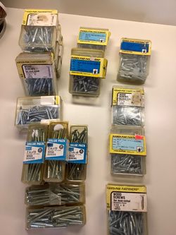 Brand New Flathead Wood Screws Lot of 18 Boxes
