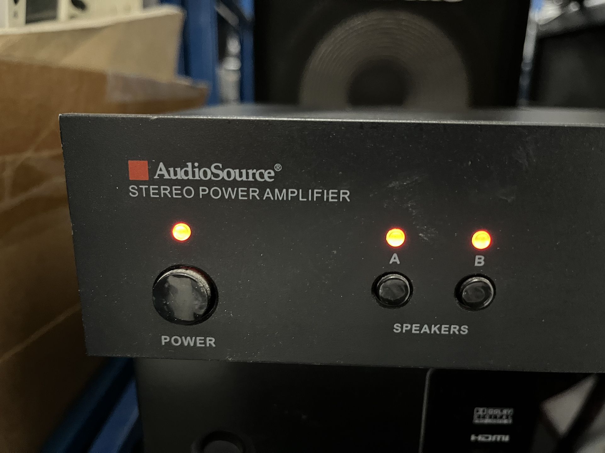 AudioSource Audio Source AMP100VS Channel Amplifier - Black