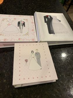 Brand New Beautiful Wedding Photo Albums. Set of 3