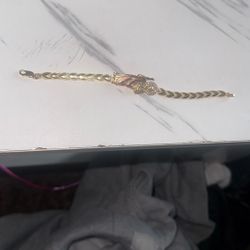 14k Women’s San Judas Gold Bracelet 