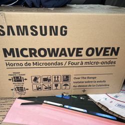 Samsung ME21DB670012 2.1 Cu. Ft. White Glass Over-the-Range Microwave