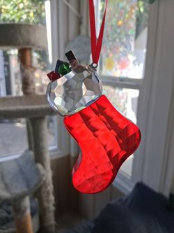 Santa boot crystal