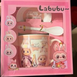 Labubu Little monster mug Set