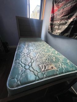 Twin Mattress with Headboard