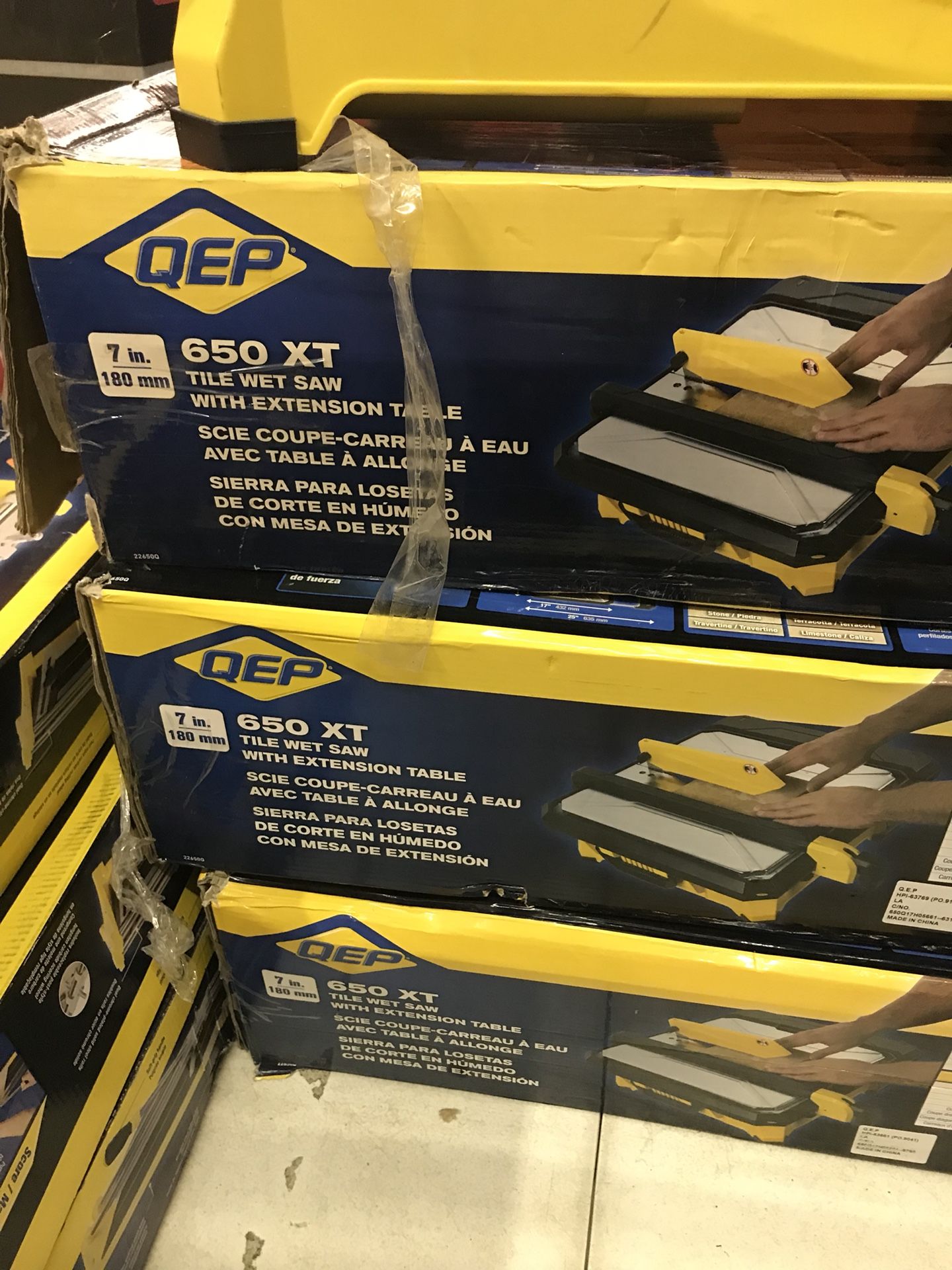 QEP 650 XT tile cutter wet saw