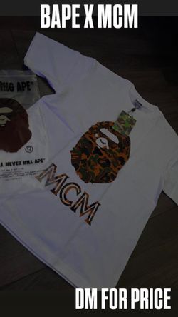 MCM x BAPE COLLAB SIZE SMALL AND MEDIUM BRAND NEW