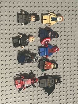 Lego figure lot, give me your best offer THE DEADPOOL IS A FAKE!!!