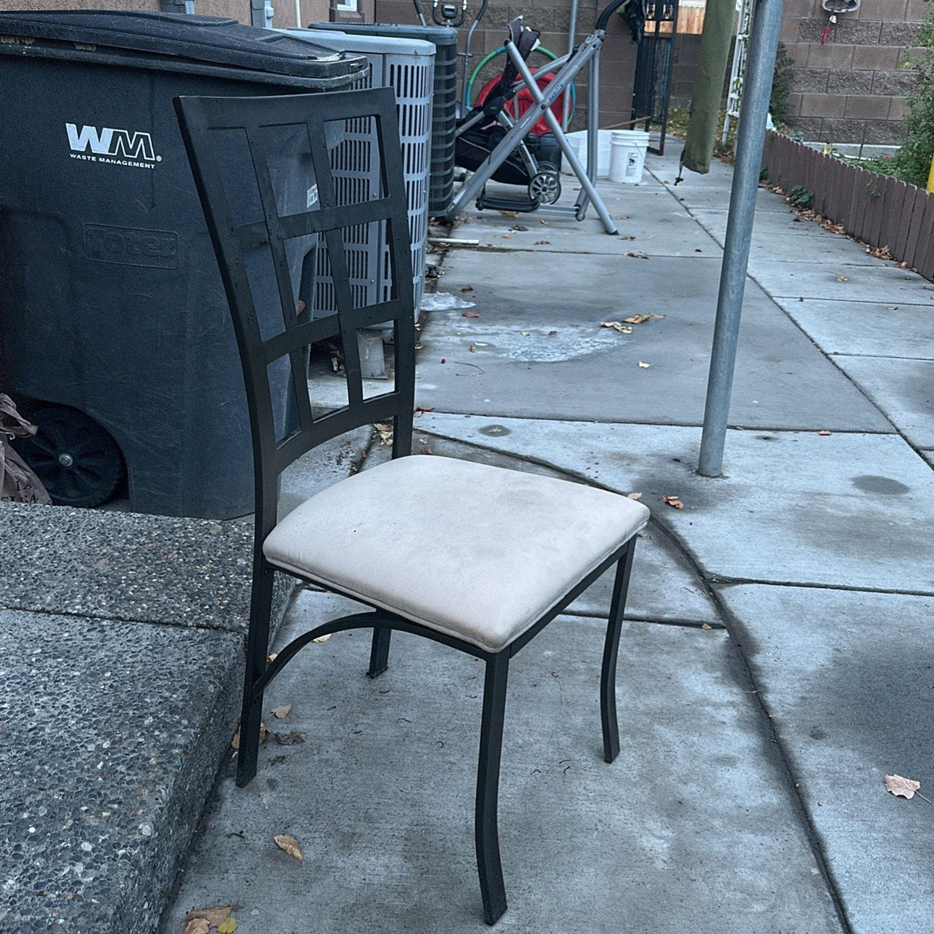 Metal Chair Set Of Three 