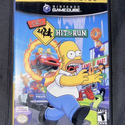 Nintendo GameCube The Simpsons Hit & Run Game