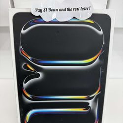 Apple IPad Pro 11 Inch Oled M4 Tablet New - Pay $1 To Take It Home Today and pay the rest later.