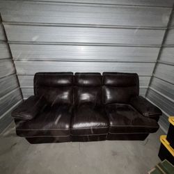 Leather Couch 