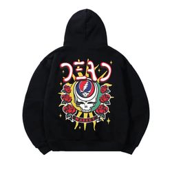Market x Grateful Dead Black Solar Flare Hoodie Men’s Size Small