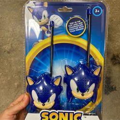 NWT licensed sonic the hedgehog Walkie Talkie