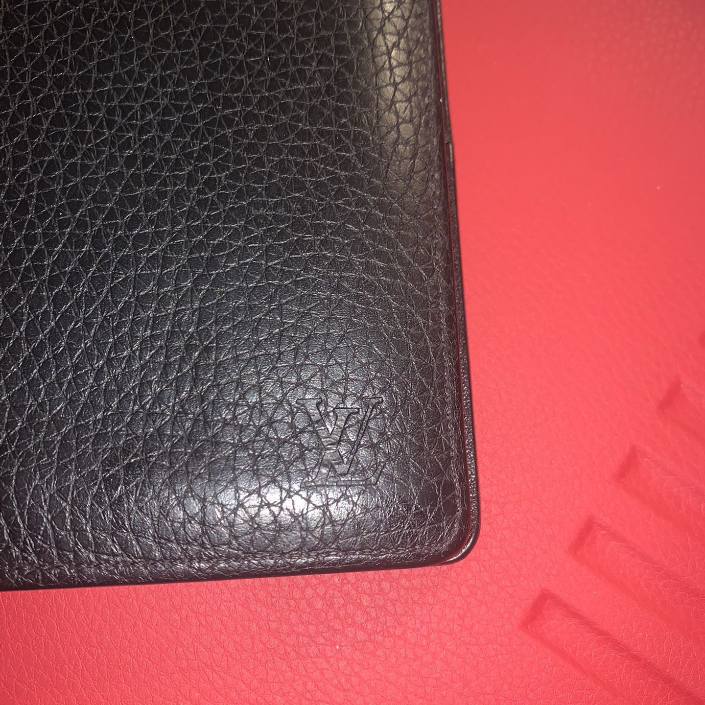 Louis Vuitton Black Leather Wallet