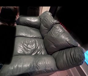 Leather sofa