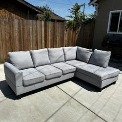 Free Delivery! Grey Sectional Couch