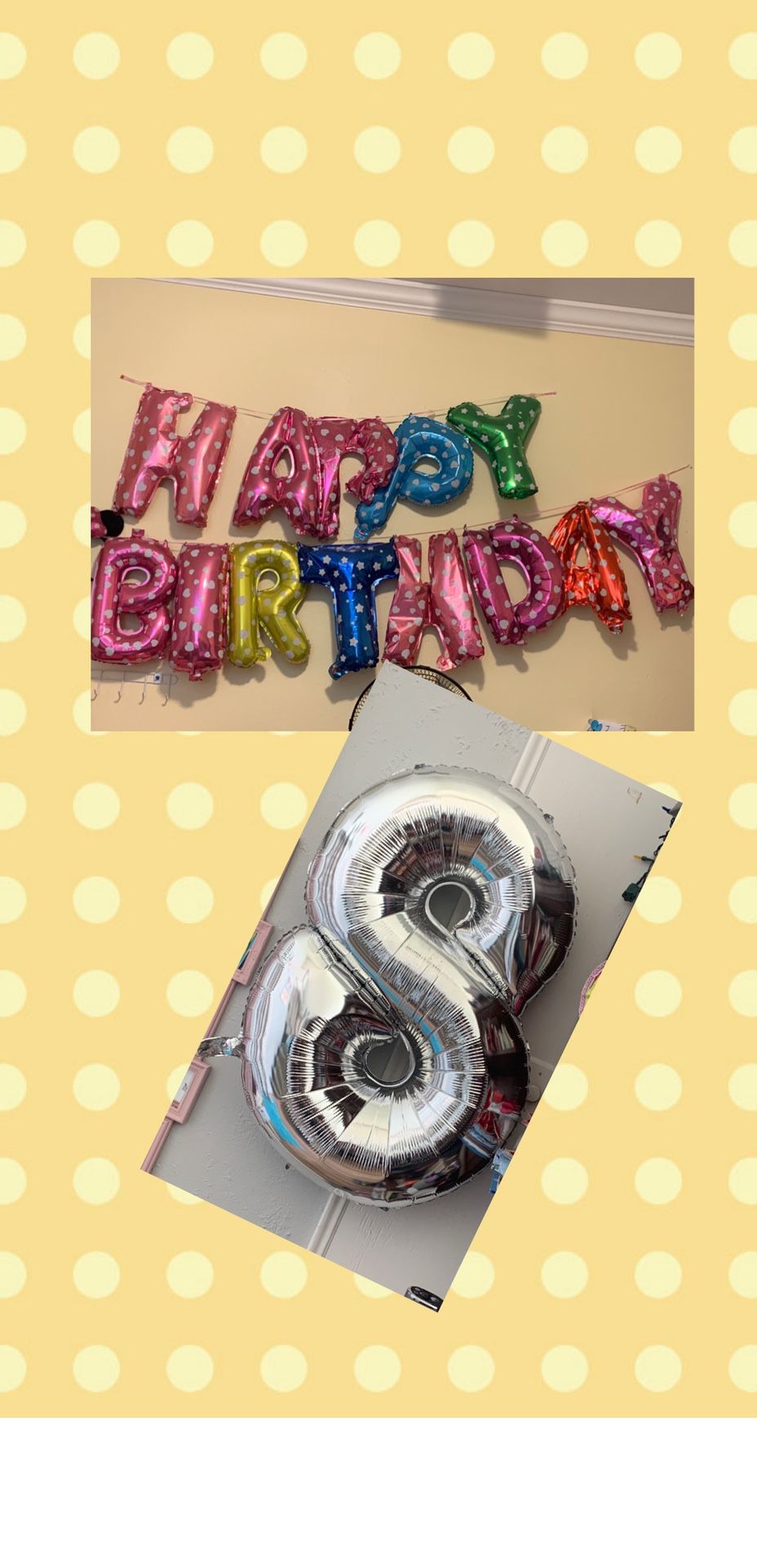 Birthday Balloons Sets