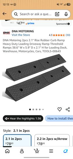 Rubber curb ramp