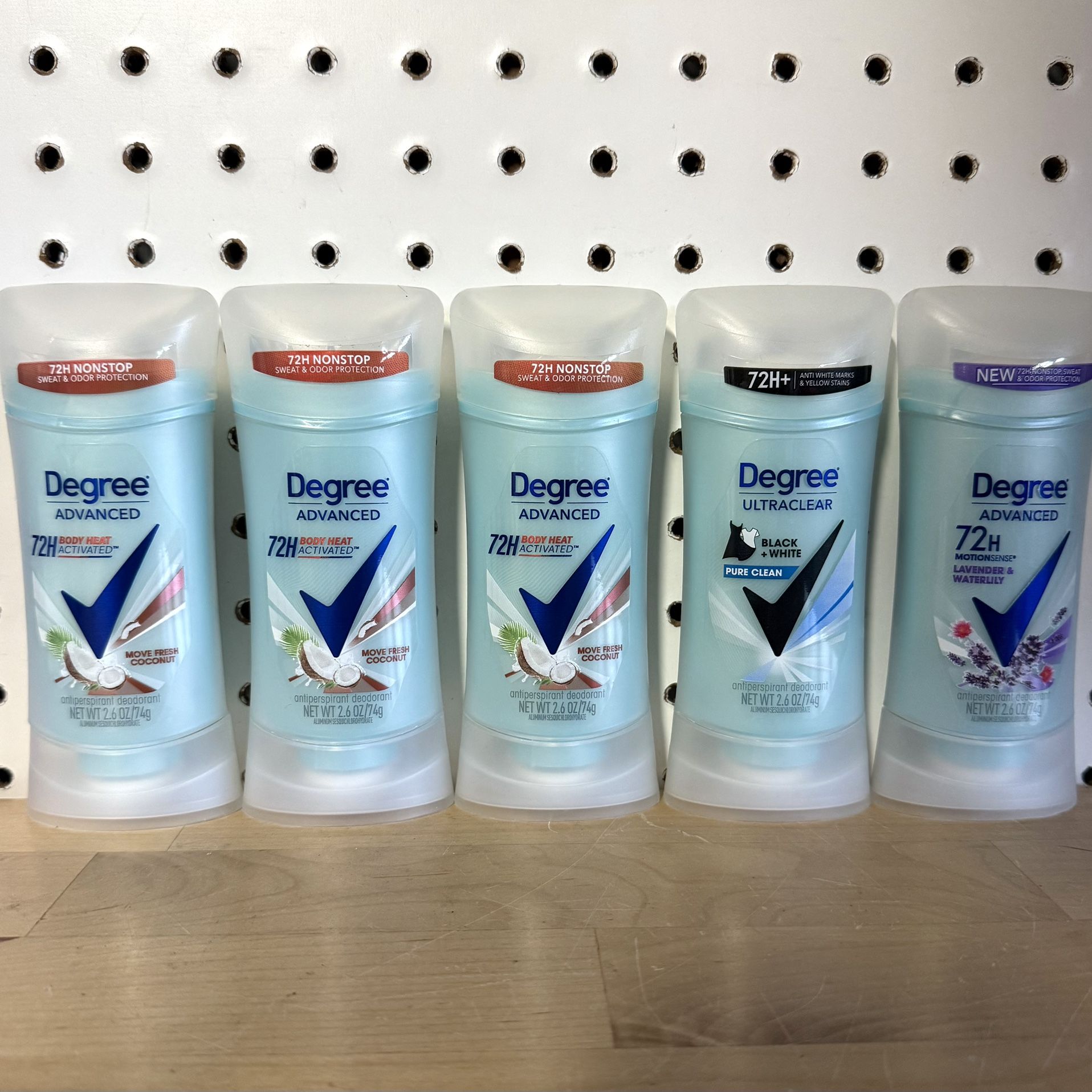 Brand New Degree Women’s Antiperspirant Deodorant - $3 Each