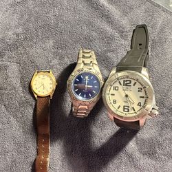 Seiko, Invicta And A Fósil Watches