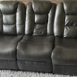 Recliner Leather Sofa