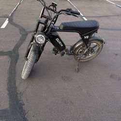 Black Electric Bike