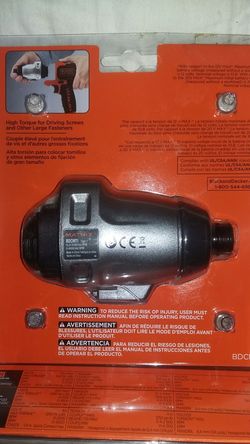 Black & Decker matrix 20 volt impact driver attachment