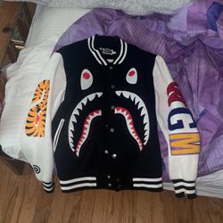 Bape A Bathing Ape Bomber Jacket Black size Small