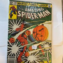 The Amazing Spider-Man #244 Newsstand Variant (Marvel Comics September 1983)