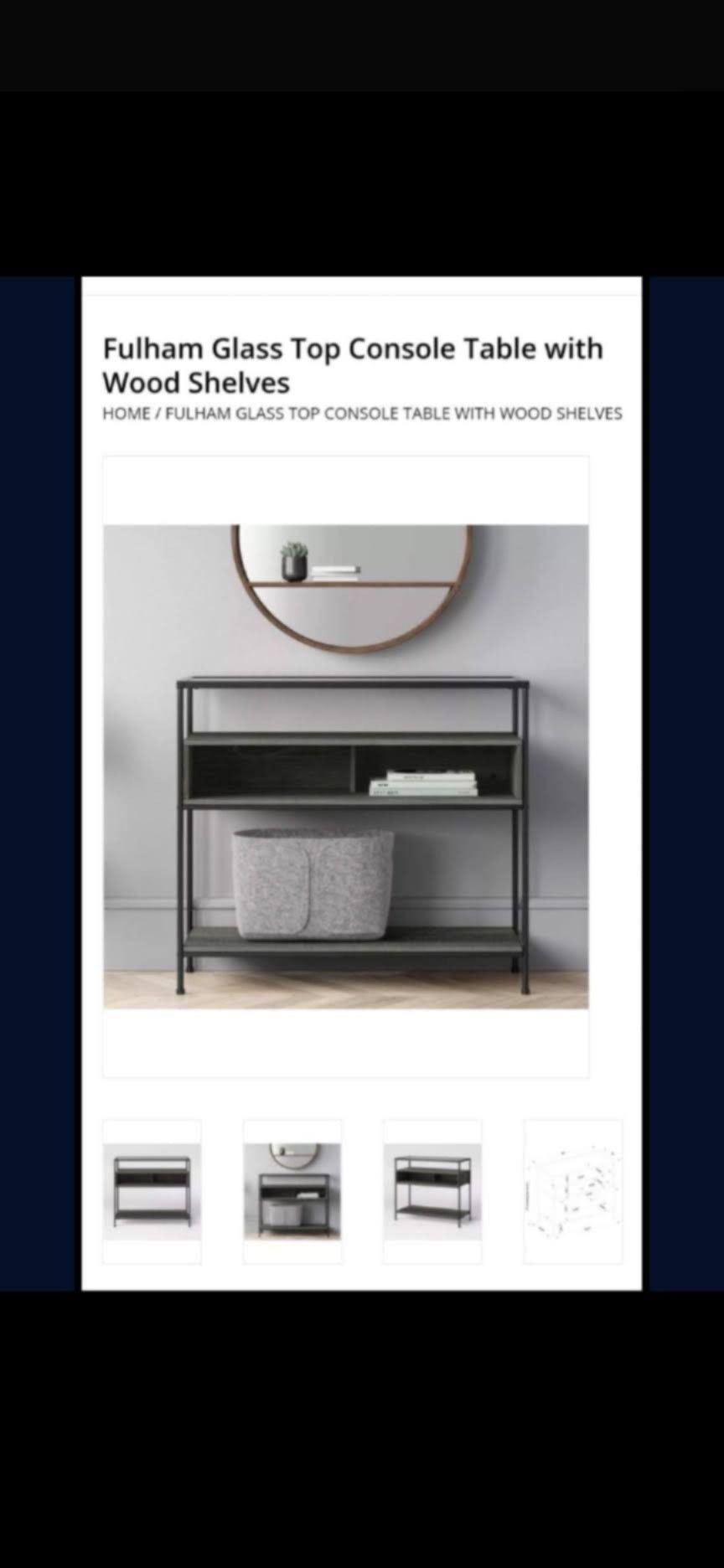Console Table Brand New