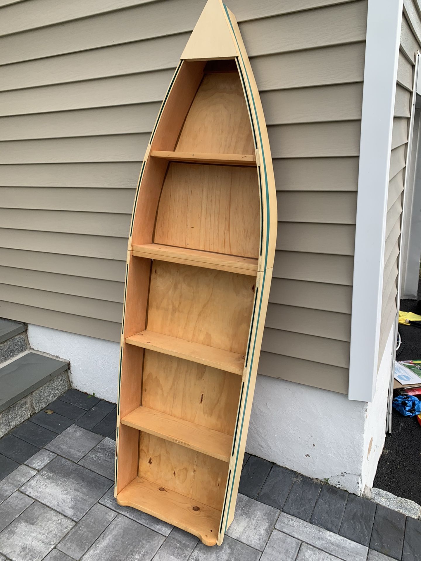 Boat Bookshelf - Solid Wood