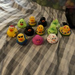 2” Rubber Duckies Various Colors Great For Crafts.