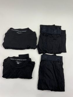 Thermasilk Men's Thermal Base Layer Set (2 Tops, 2 Bottoms) M/M