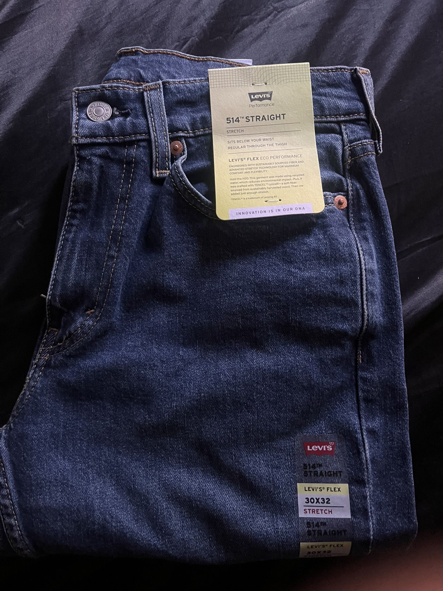 514 Levi’s 30x32 Brand New 