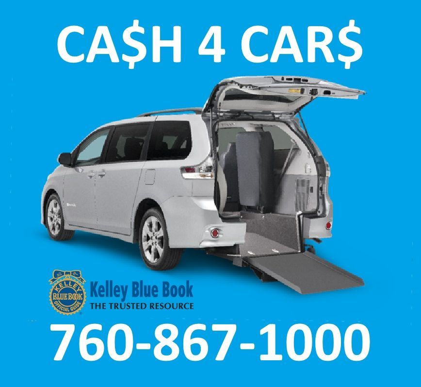 Top Dollar Paid for Wheelchair Van - 760-867-1000
