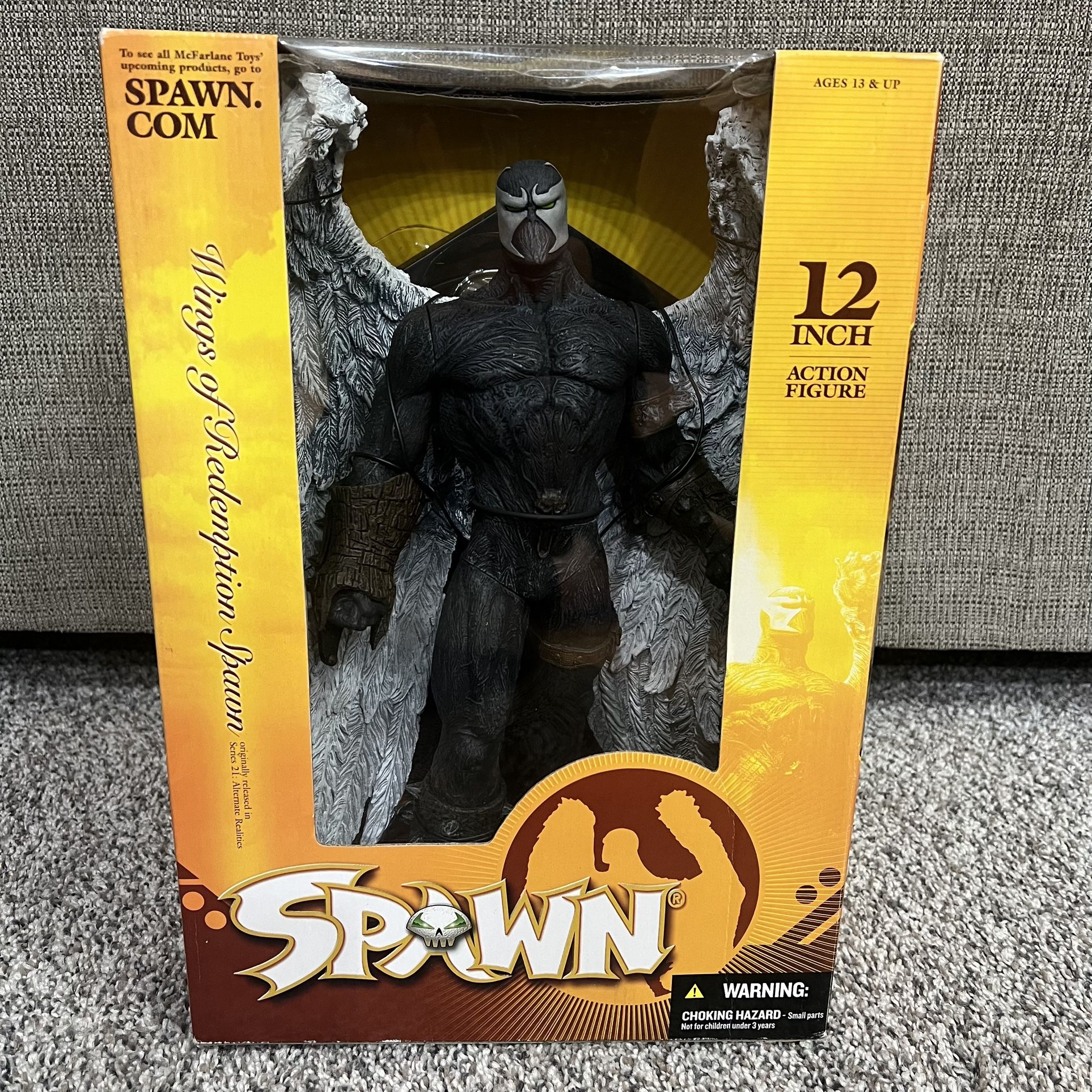 New, Spawn Wings Of Redemption 12” Figure Statue 2004 McFarlane Toys