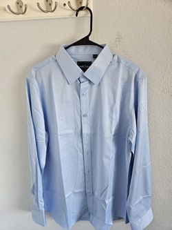 Men's Light Blue Button Up
