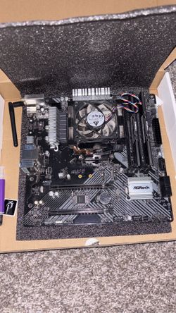 ASROCK B450m/ac + AMD Ryzen 5 2600 + 16gb ddr4-3200