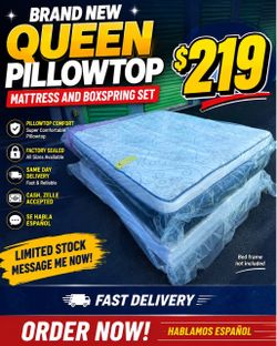 🟢NEW PILLOWTOP SET $219