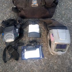 Miller Suppled Air Filter Welding Helmet Vgood Condition with Extra Battery. For Pick Up Fremont Seattle. No Low Ball Offers Please. No Trades.