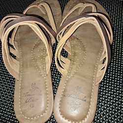 Amanda Blu Sandals Sz. 38 7 1/2 In US European Bought 