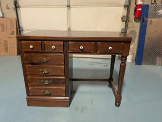 Vintage Ethan Allen Custom Room Plan CRP Antiqued Pine Old Tavern finish dresser desk