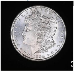 1898 S MORGAN SILVER DOLLAR COIN **KEY DATE** GEM BU UNC MS+++